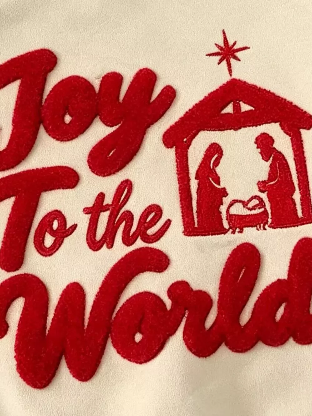 Children's Joy to the World Graphic Crew Neck Sweatshirt, image 3