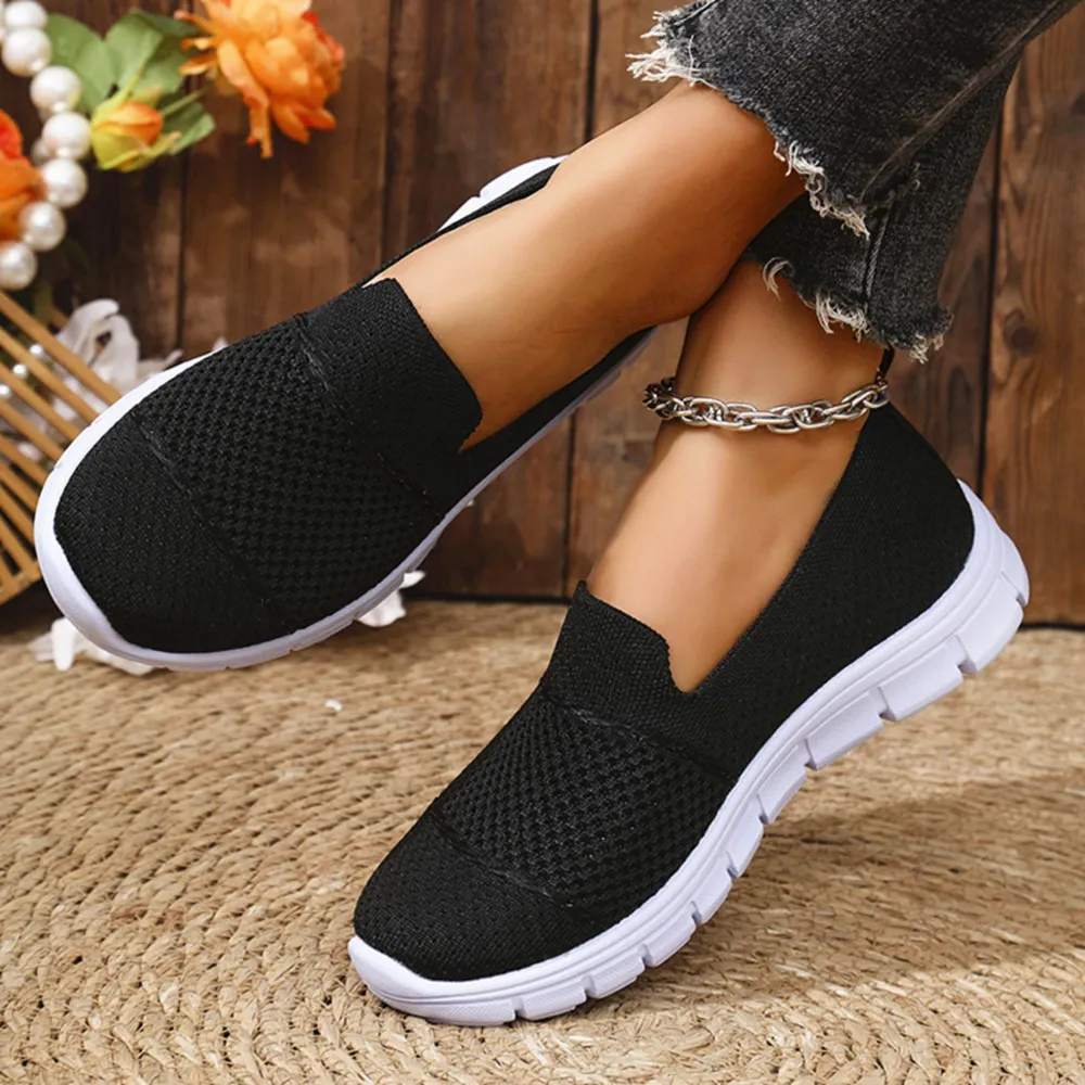 Breathable Mesh Athletic Slip-Ons, image 3