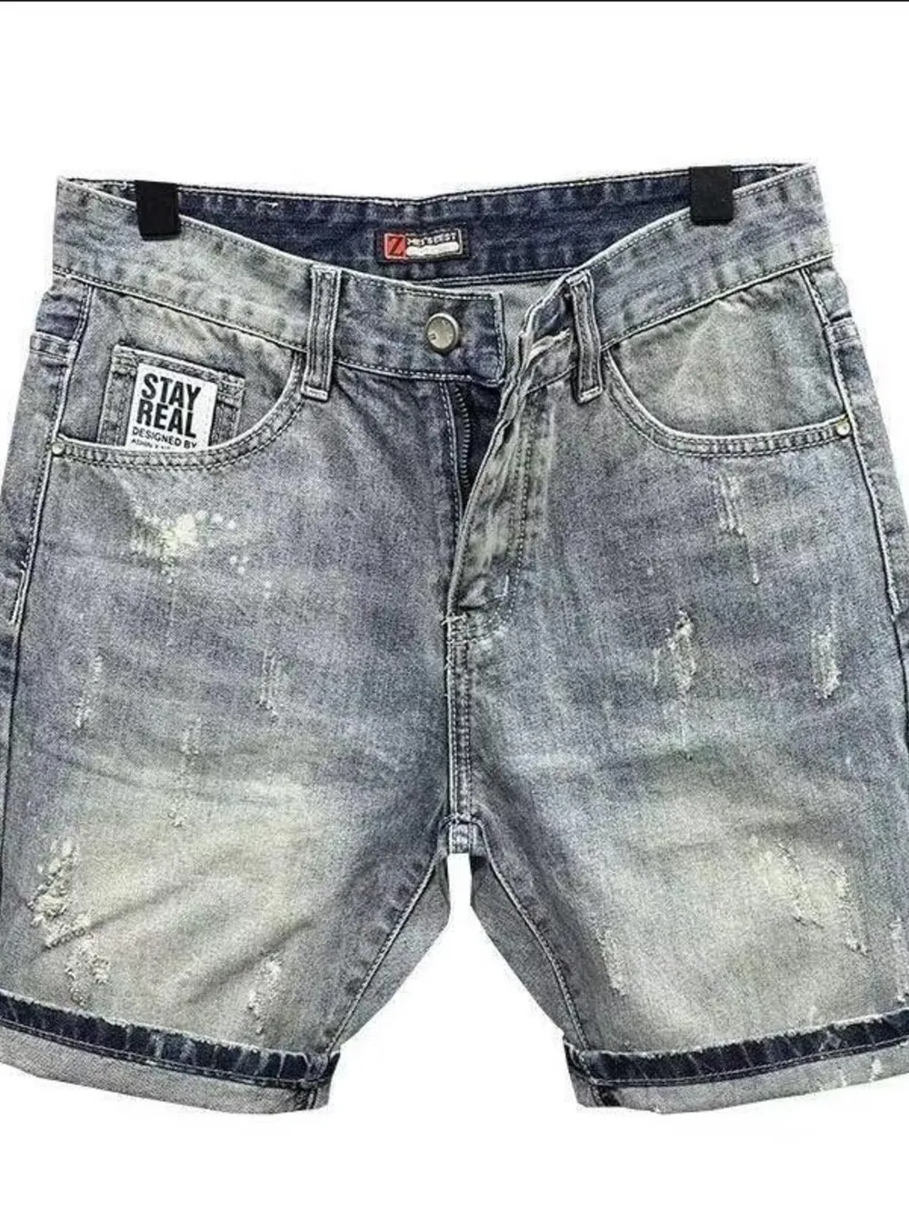Men's Pocketed Denim Shorts, image 5