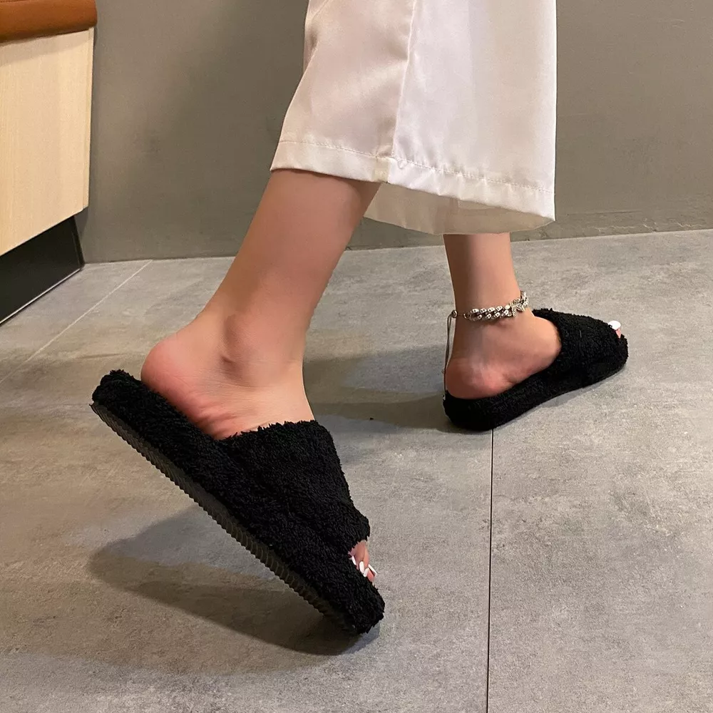 Open Toe Platform Slippers, image 5