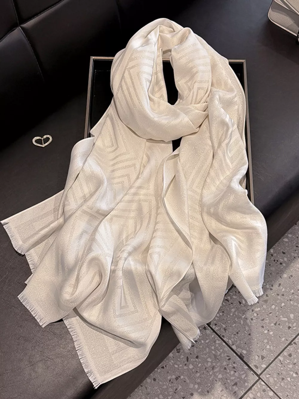 Raw Hem Lightweight Scarf, image 19