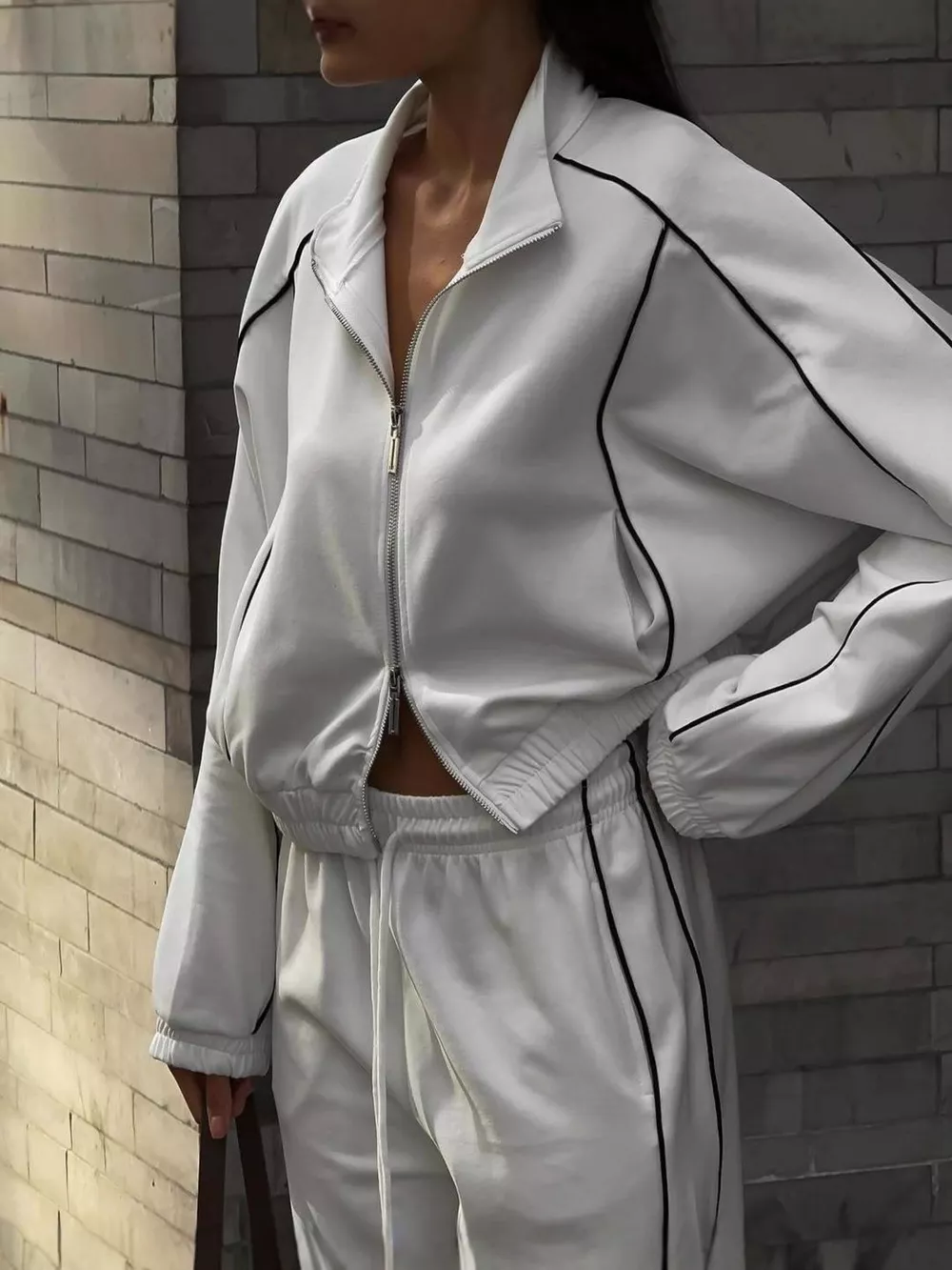 Zip Up Outerwear and Joggers Set, image 4