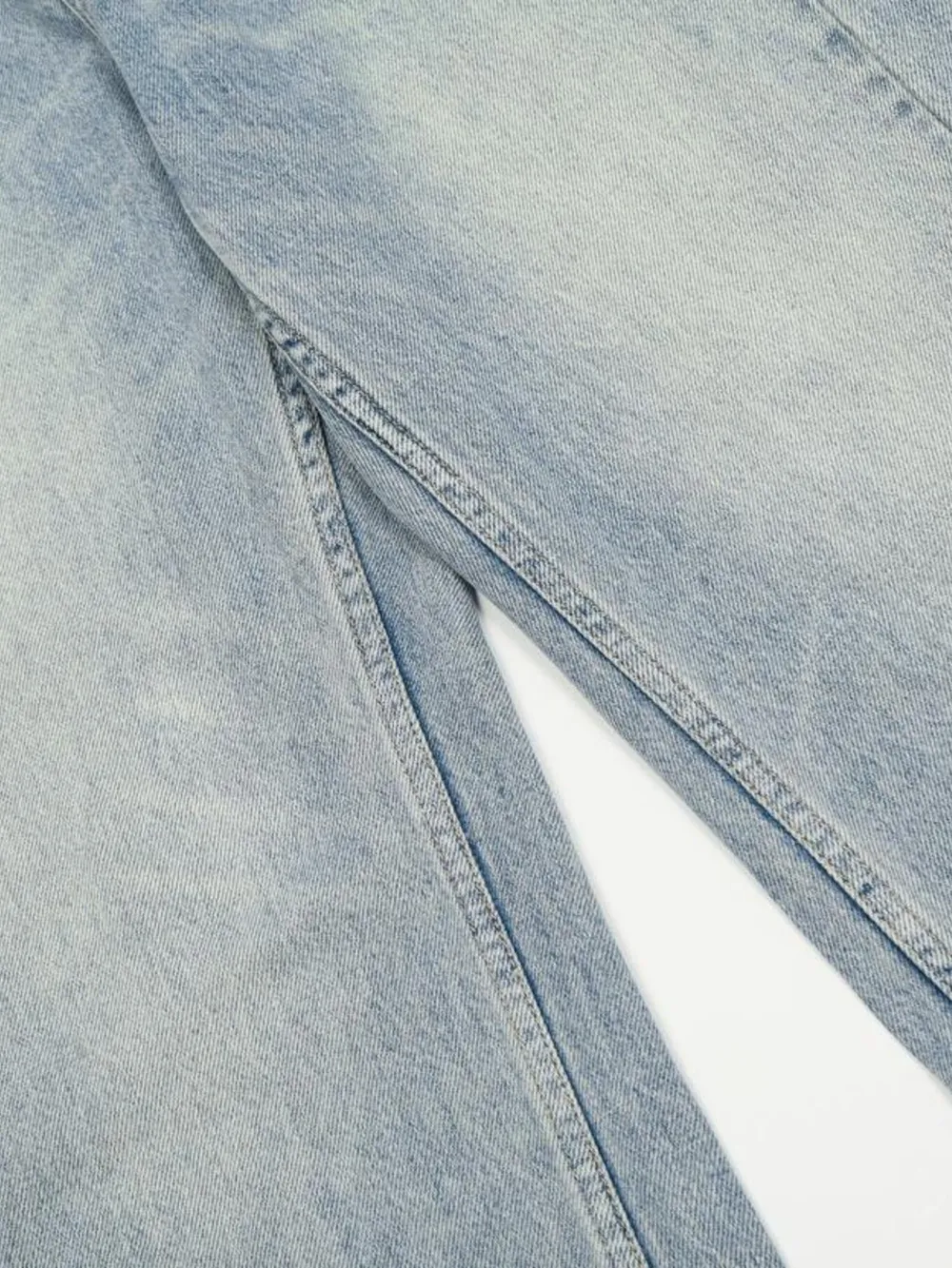 Men's Wash High-Rise Wide Leg Jeans, image 15