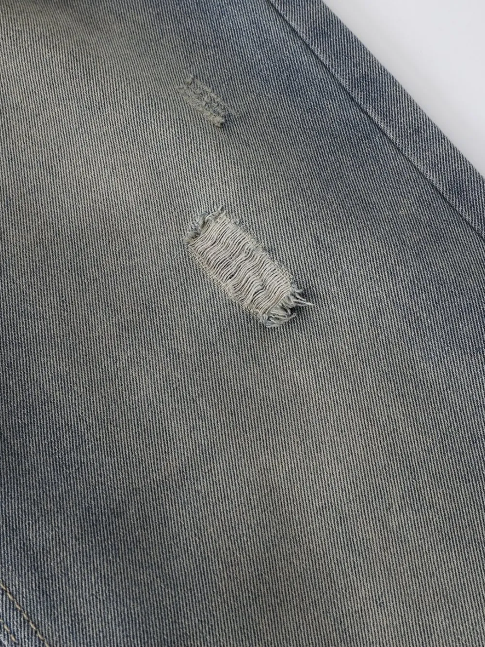 Men's Distressed Wide Leg Jeans, image 10