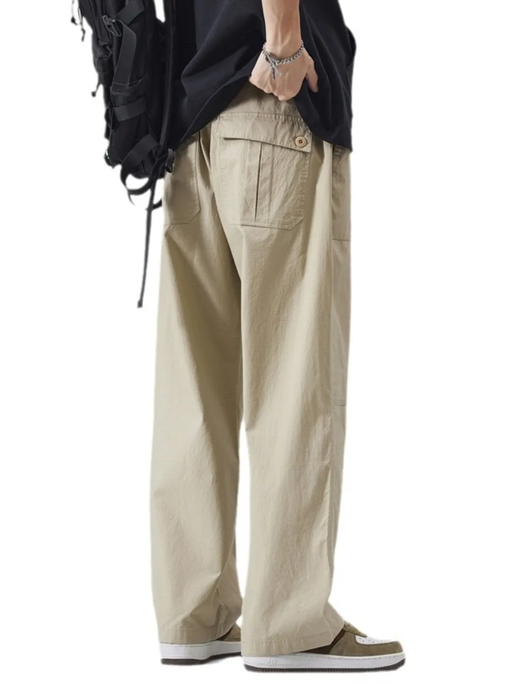 Men's Full Size Relaxed Fit Cargo Pants Plus Size, image 7