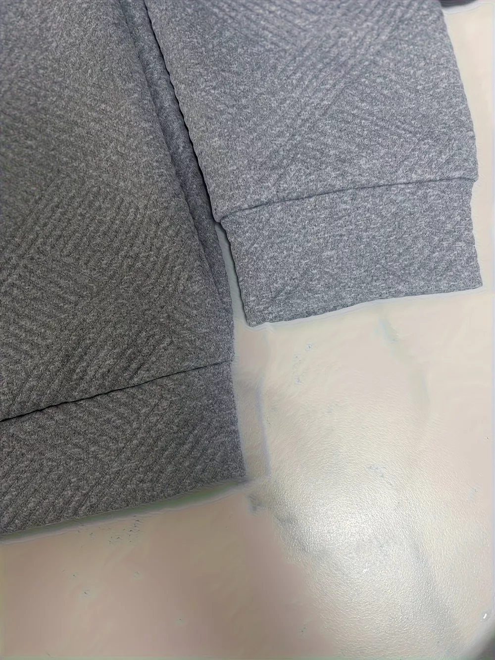 Casual Textured Hooded Sweatshirt Dress, image 3