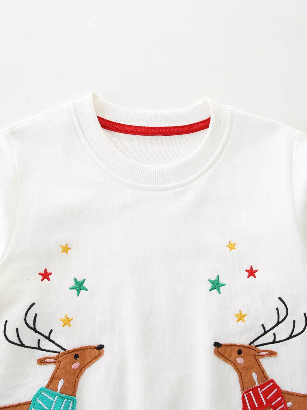 Children's Reindeer Embroidered Sweatshirt, image 3