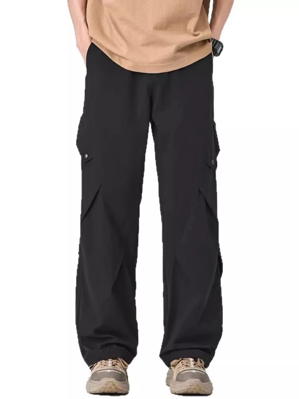 Men's Plus Size Loose Fit Cargo Pants, image 3