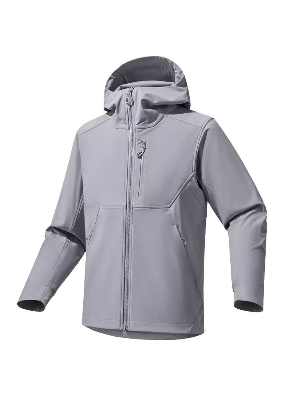 Men's Full Size Zip Up Long Sleeve Jacket Plus Size, image 6