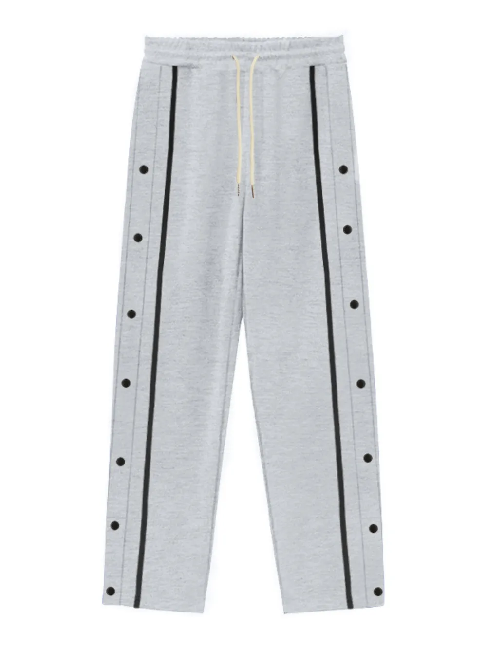 Men's Full Size Snap-Button Pants with Side Stripe Detail Plus Size, image 7