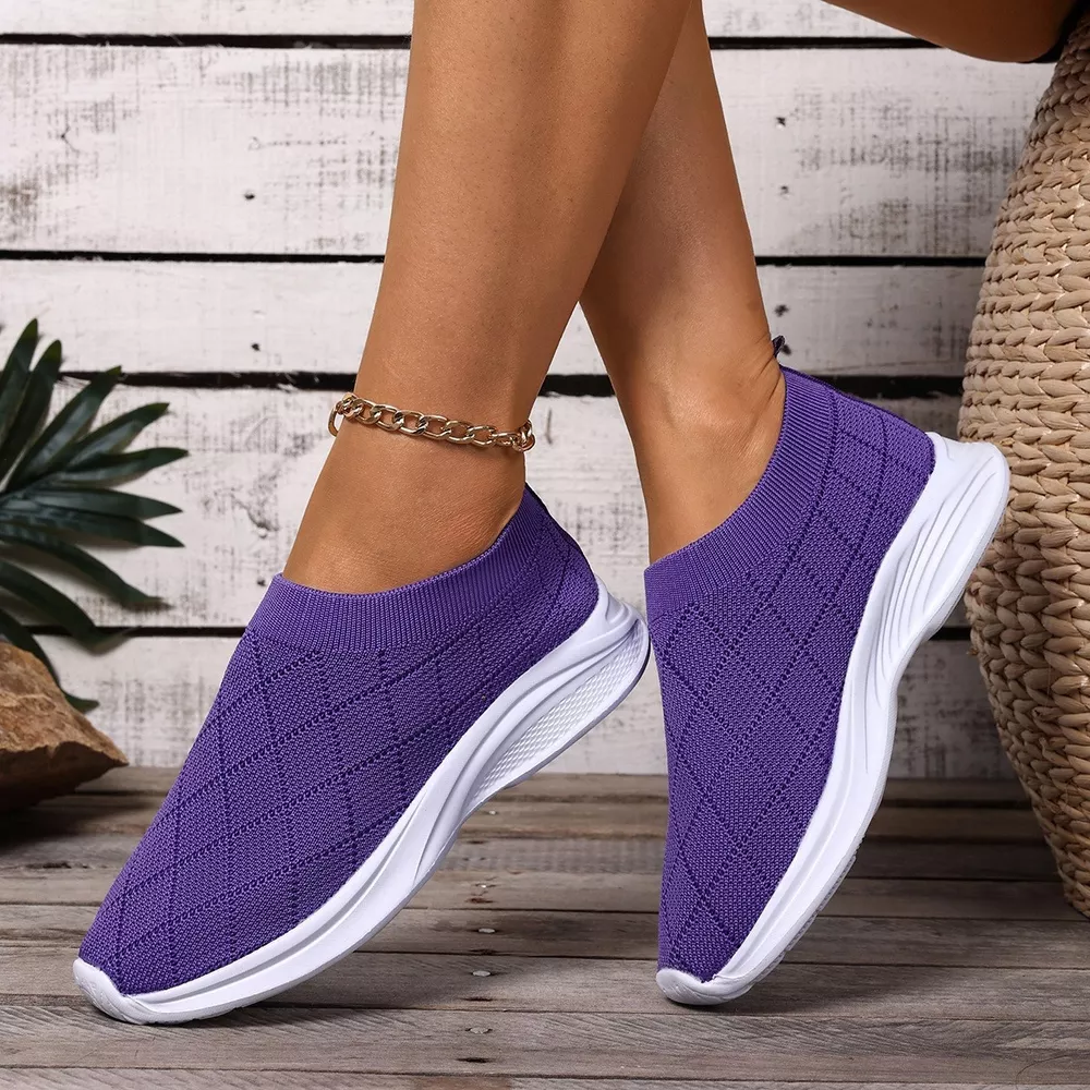 Breathable Mesh Round Toe Shoes, image 2