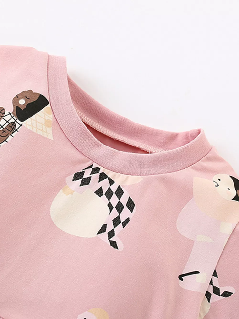 Children's Printed Short Sleeve Casual Dress, image 2