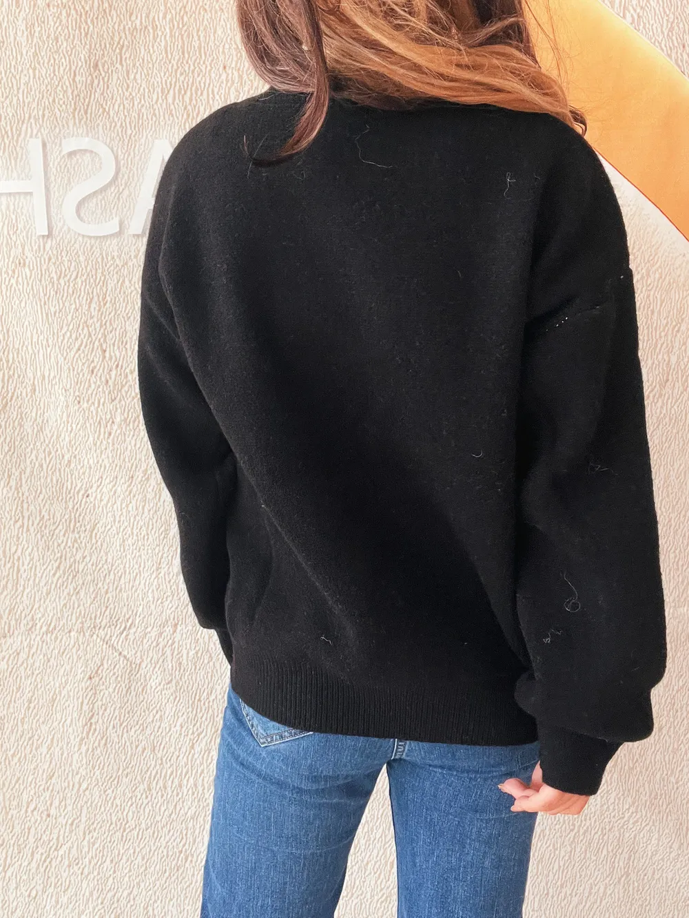 Bow Pattern Casual Long Sleeve Sweater, image 10