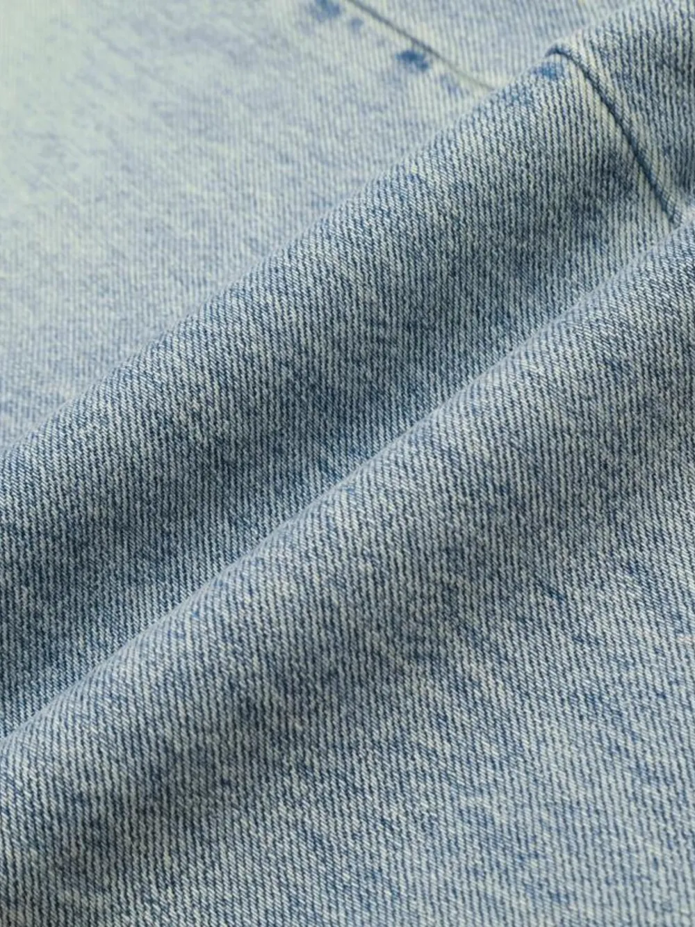 Men's Wash High-Rise Wide Leg Jeans, image 9