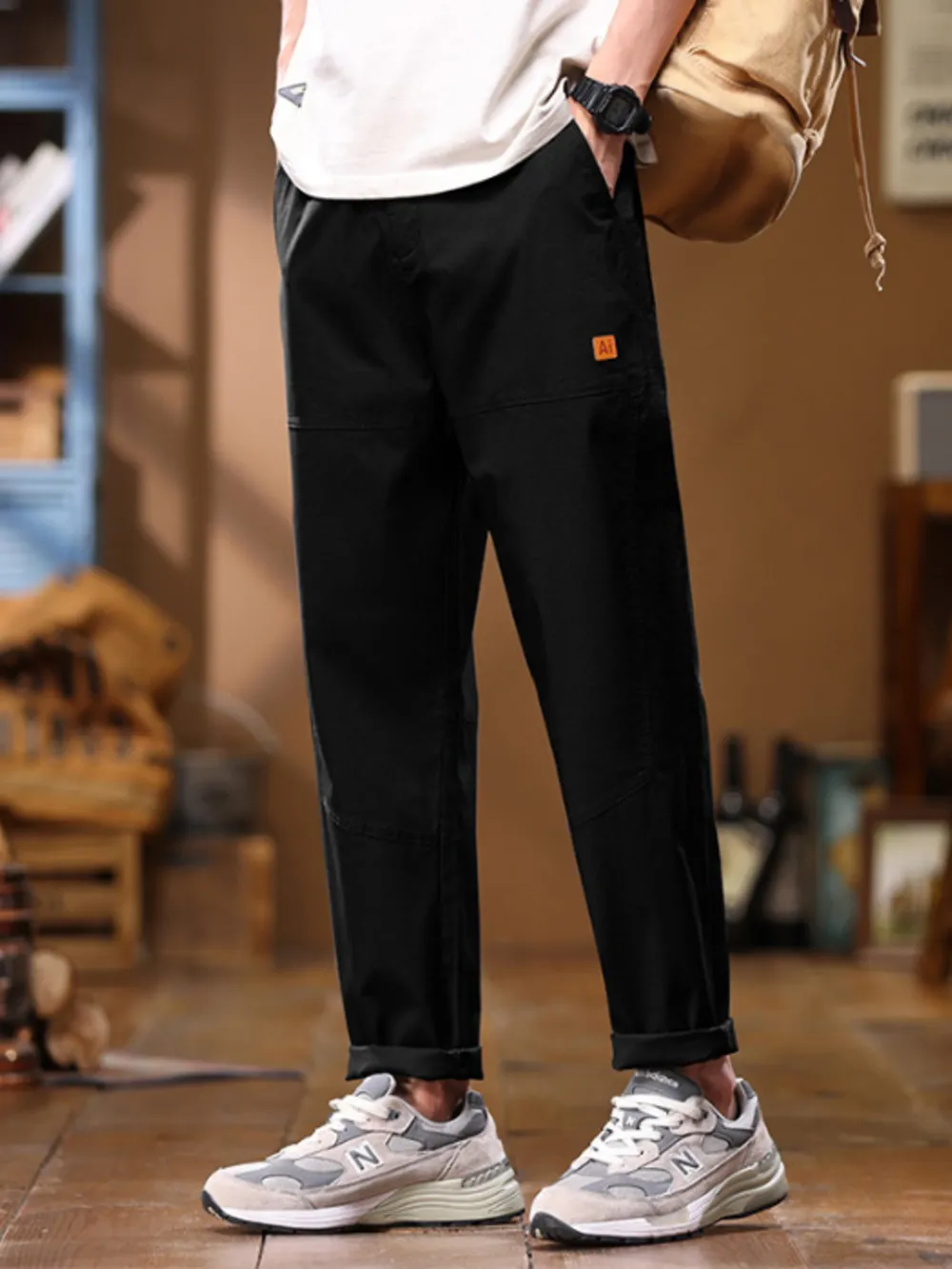 Men's Full Size Loose Fit Pants Plus Size, image 2