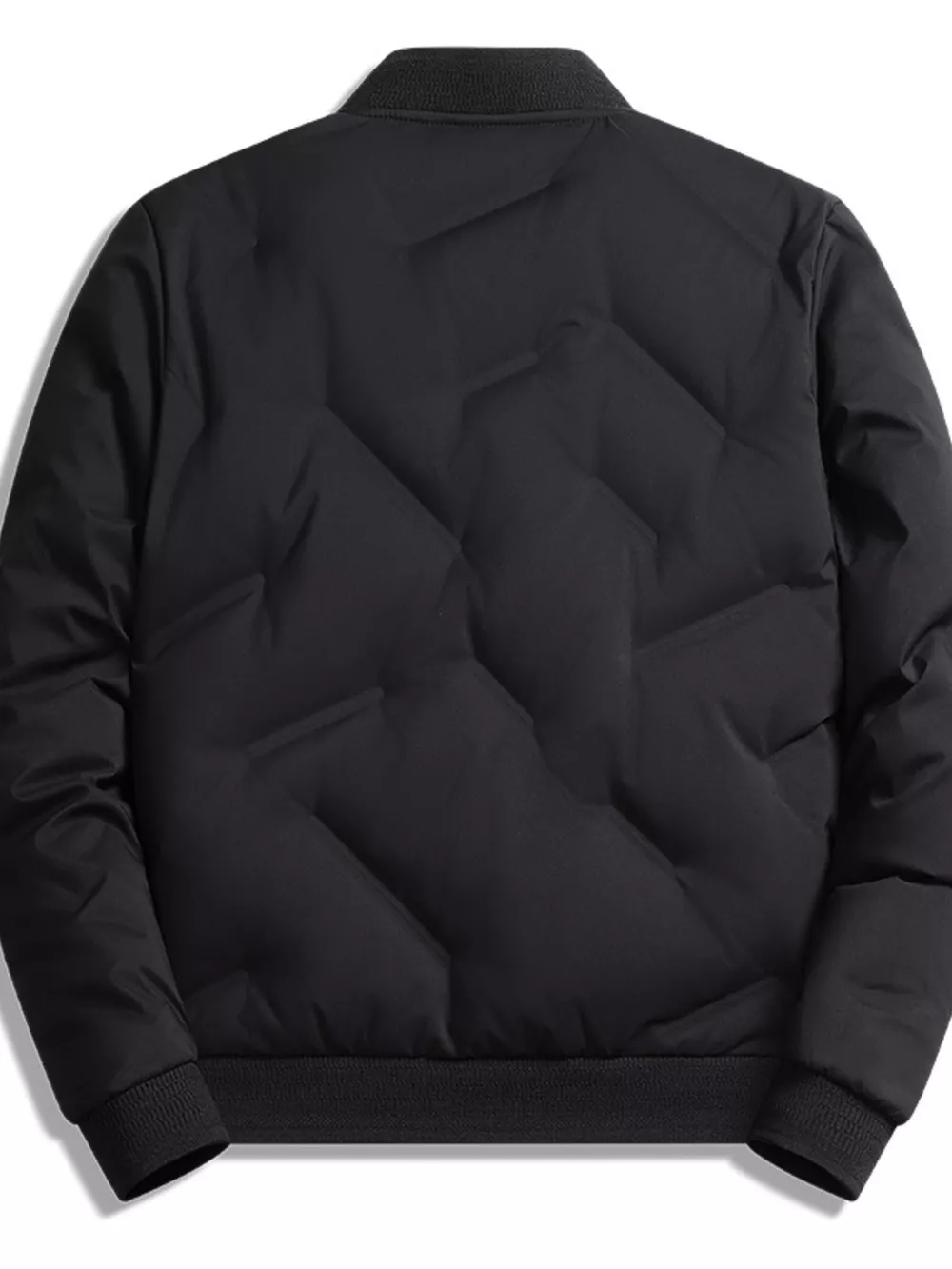 Men's Plus Size Lightweight Padded Bomber Jacket, image 2
