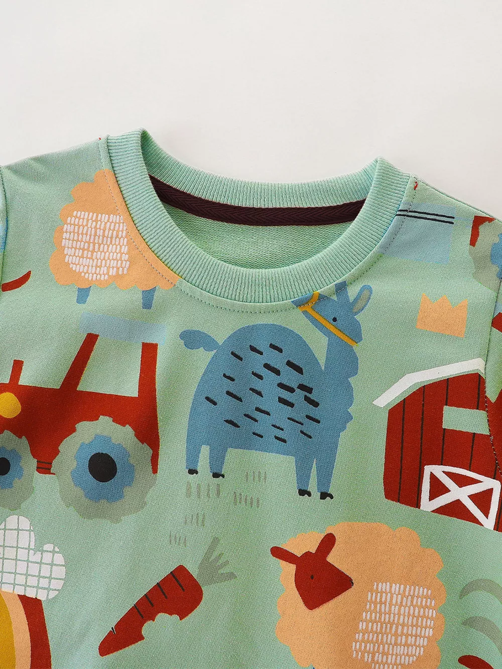 Children's Farm Animal Sweatshirt and Jogger Set, image 2