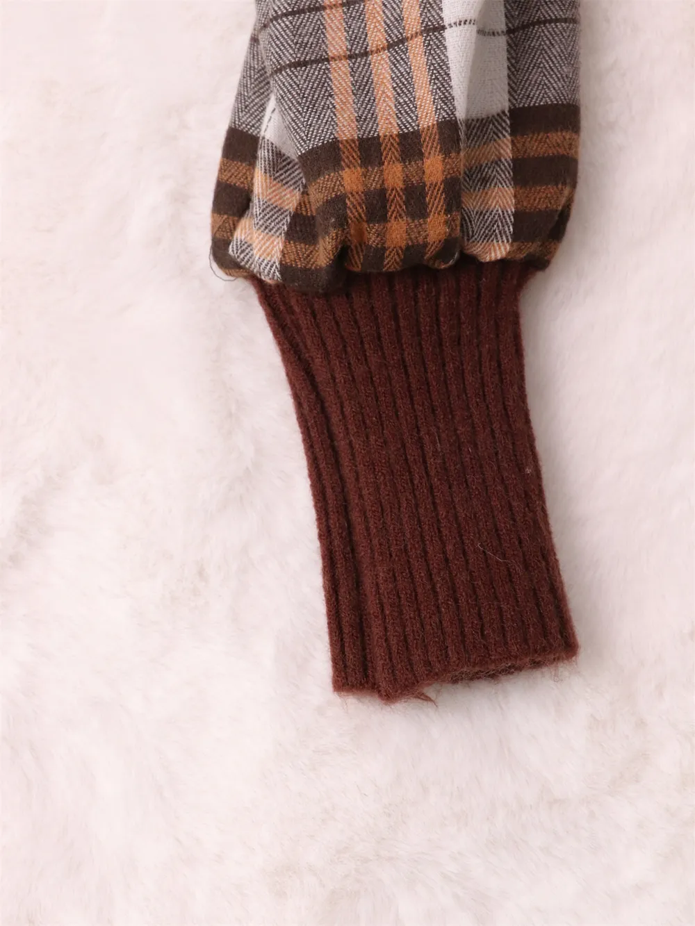 Plaid Long Sleeve Sweater Dress, image 15
