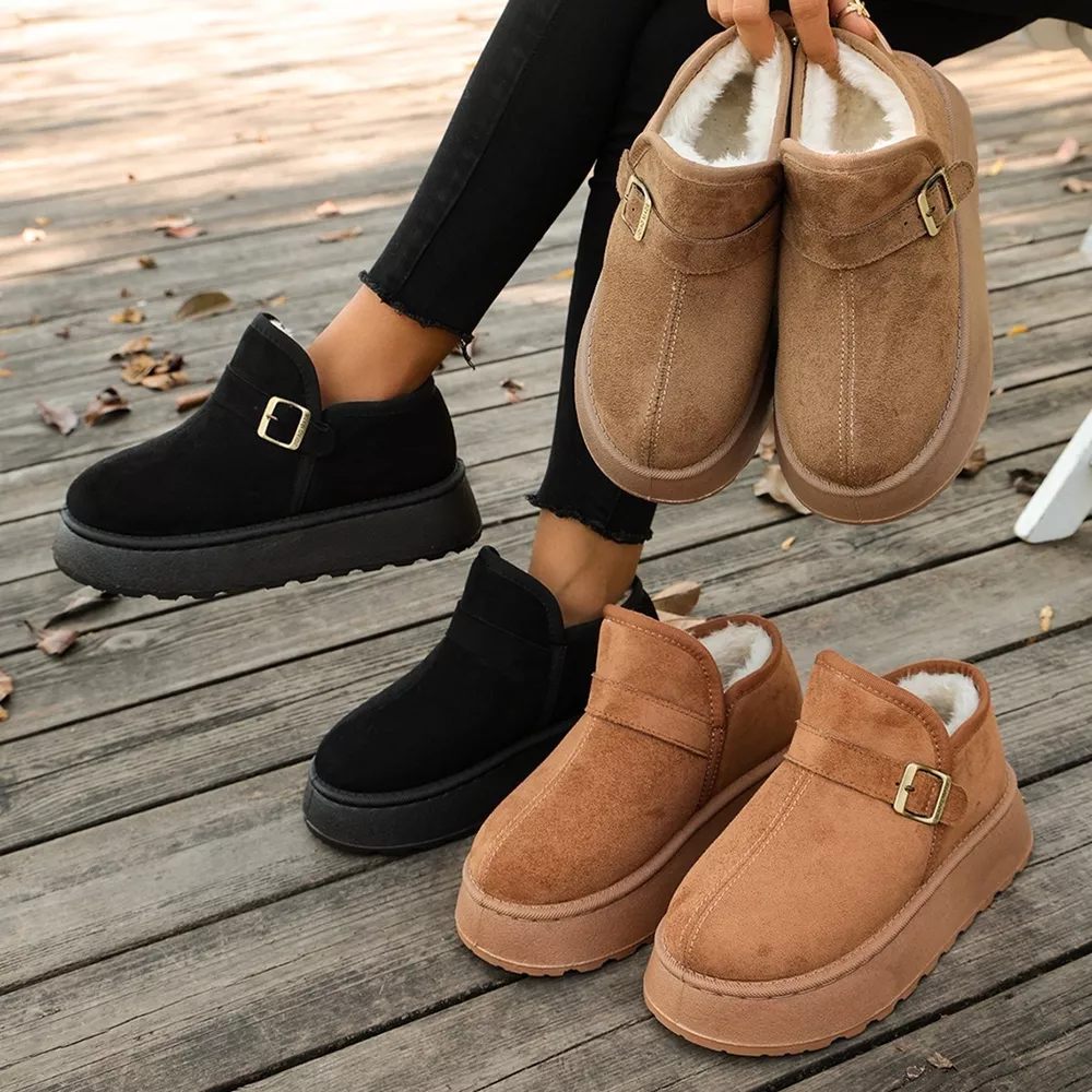 Round Toe Platform Boots, image 2