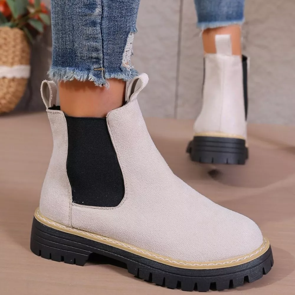 Round Toe Platform Boots, image 9