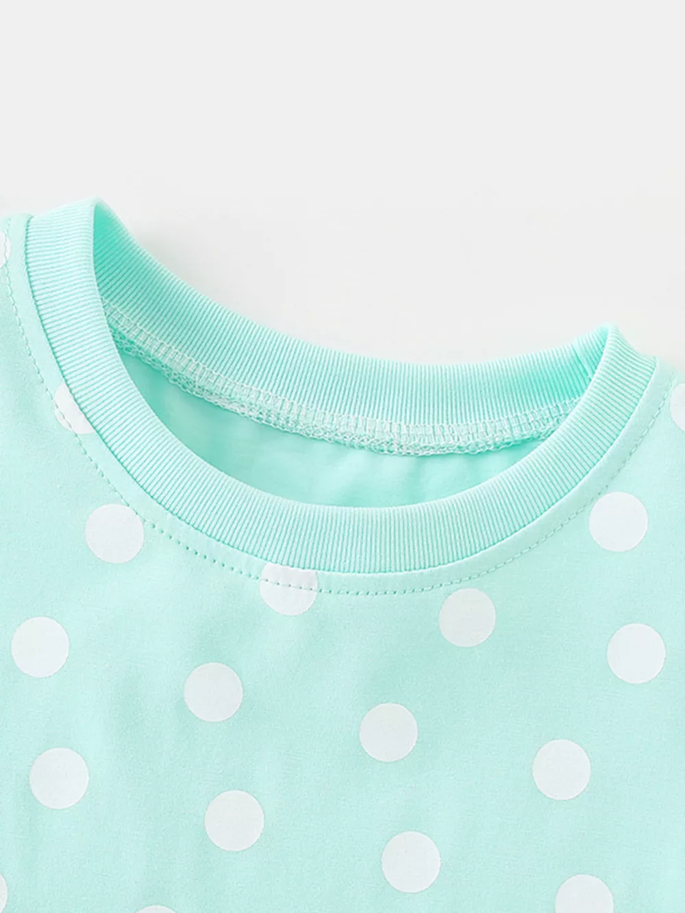 Children's Cute Ice Cream Applique Polka Dot Dress, image 4