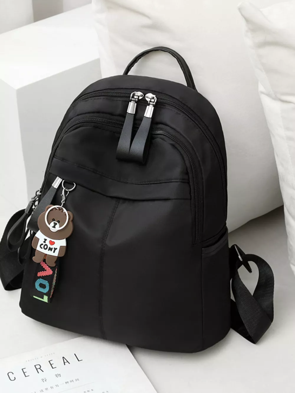 Lightweight Zip Backpack Bag