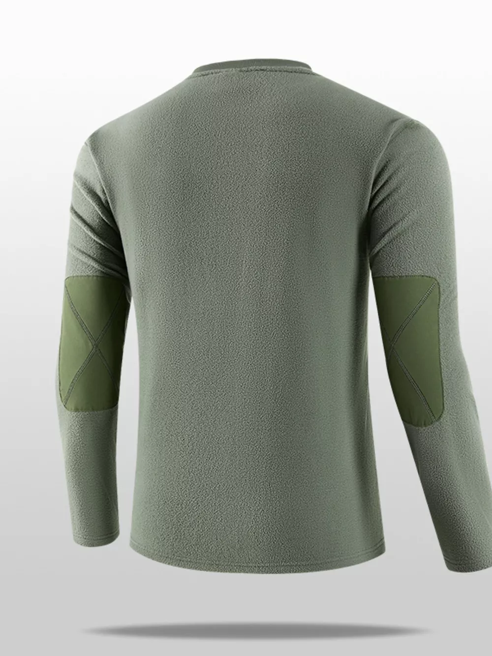 Men's Plus Size Long Sleeve Pocket T-Shirt, image 4