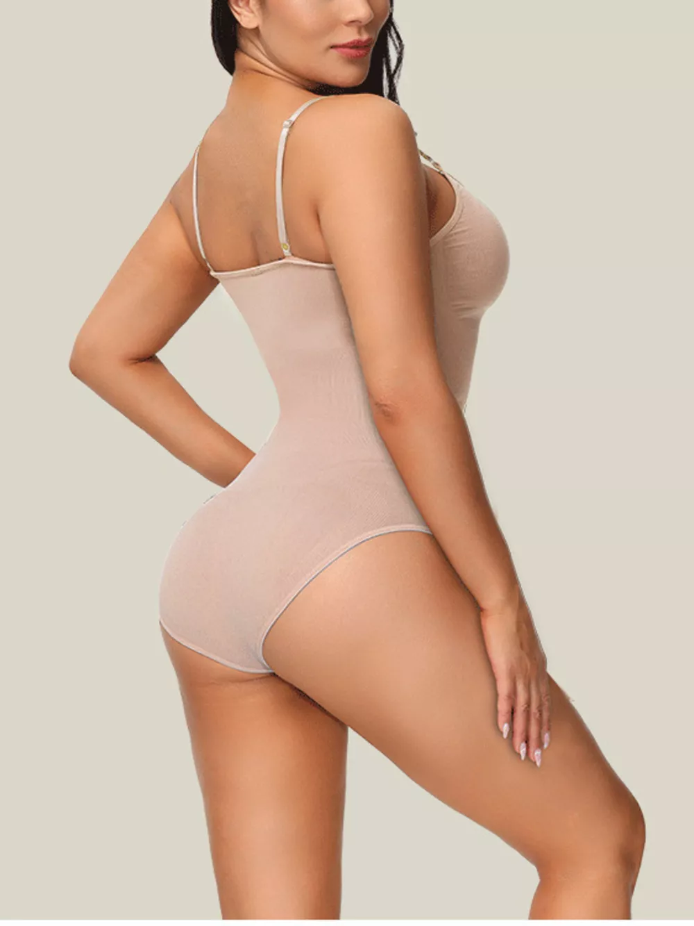 Full Size Seamless Scoop Neck Shaping Bodysuit Plus Size, image 4