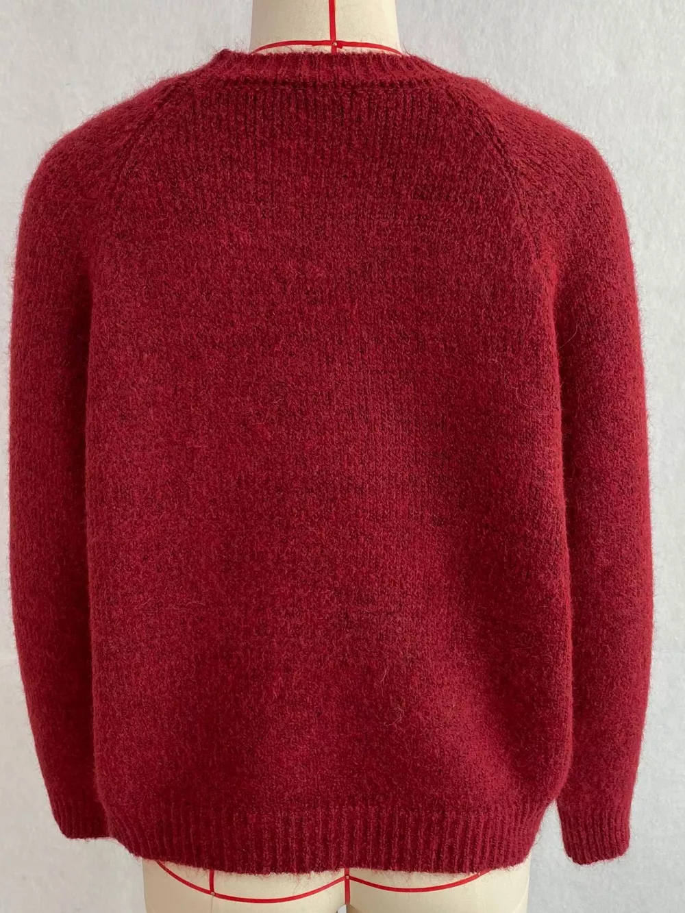 Argyle Pattern Raglan Sleeve Sweater, image 27