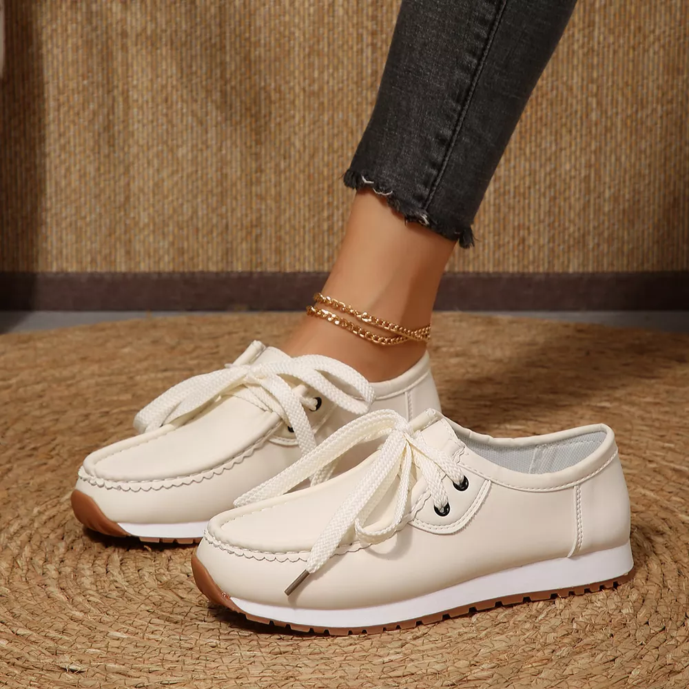 Round Toe Lace Up Sneakers, image 10