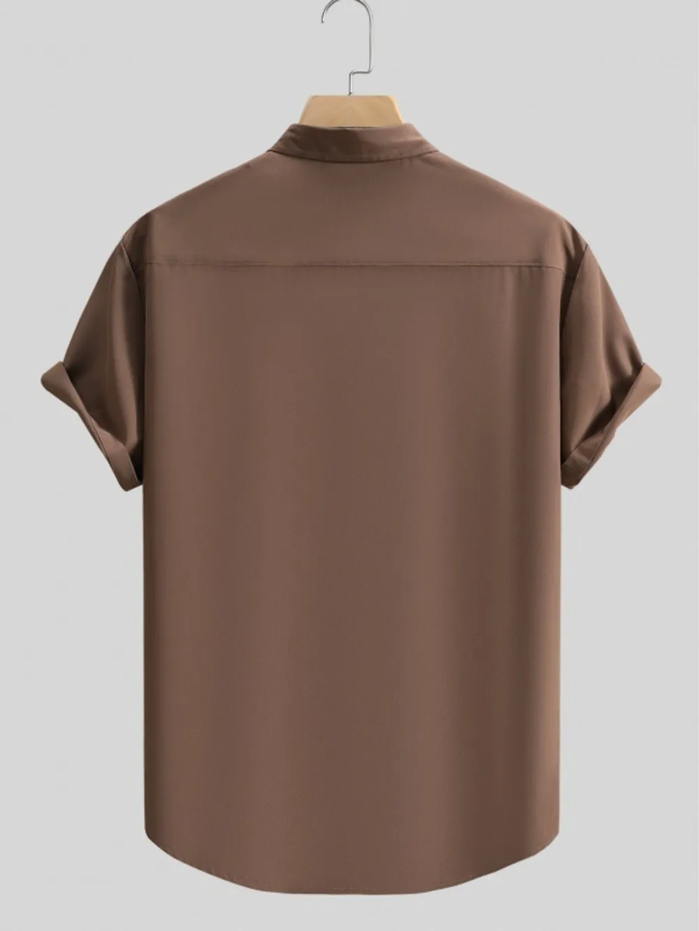 Men's Button Up Short Sleeve Shirt, image 5