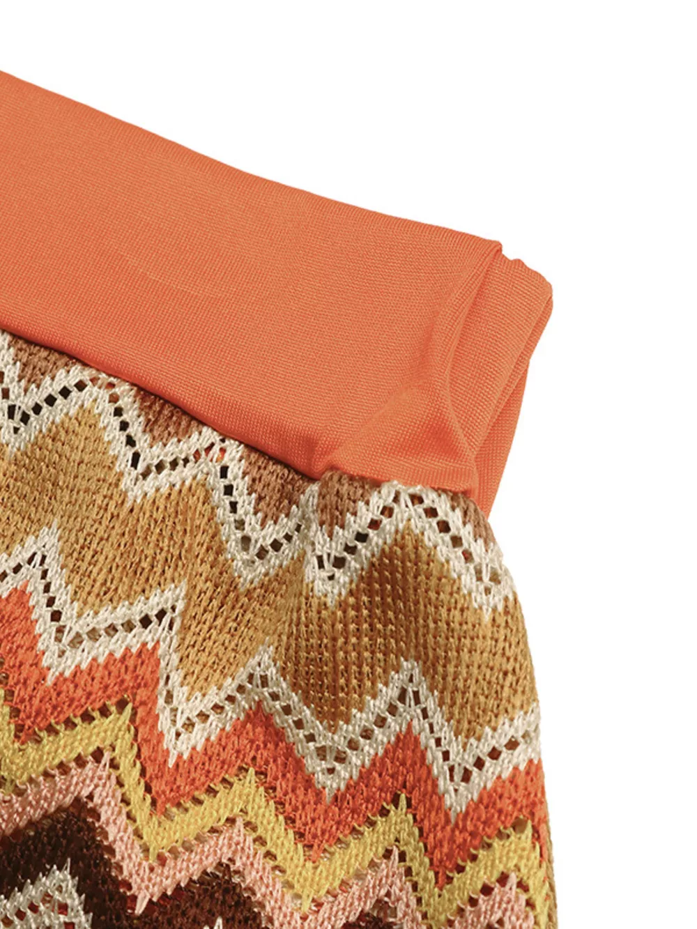 Zigzag Knit Tank Top and Shorts Set, image 5