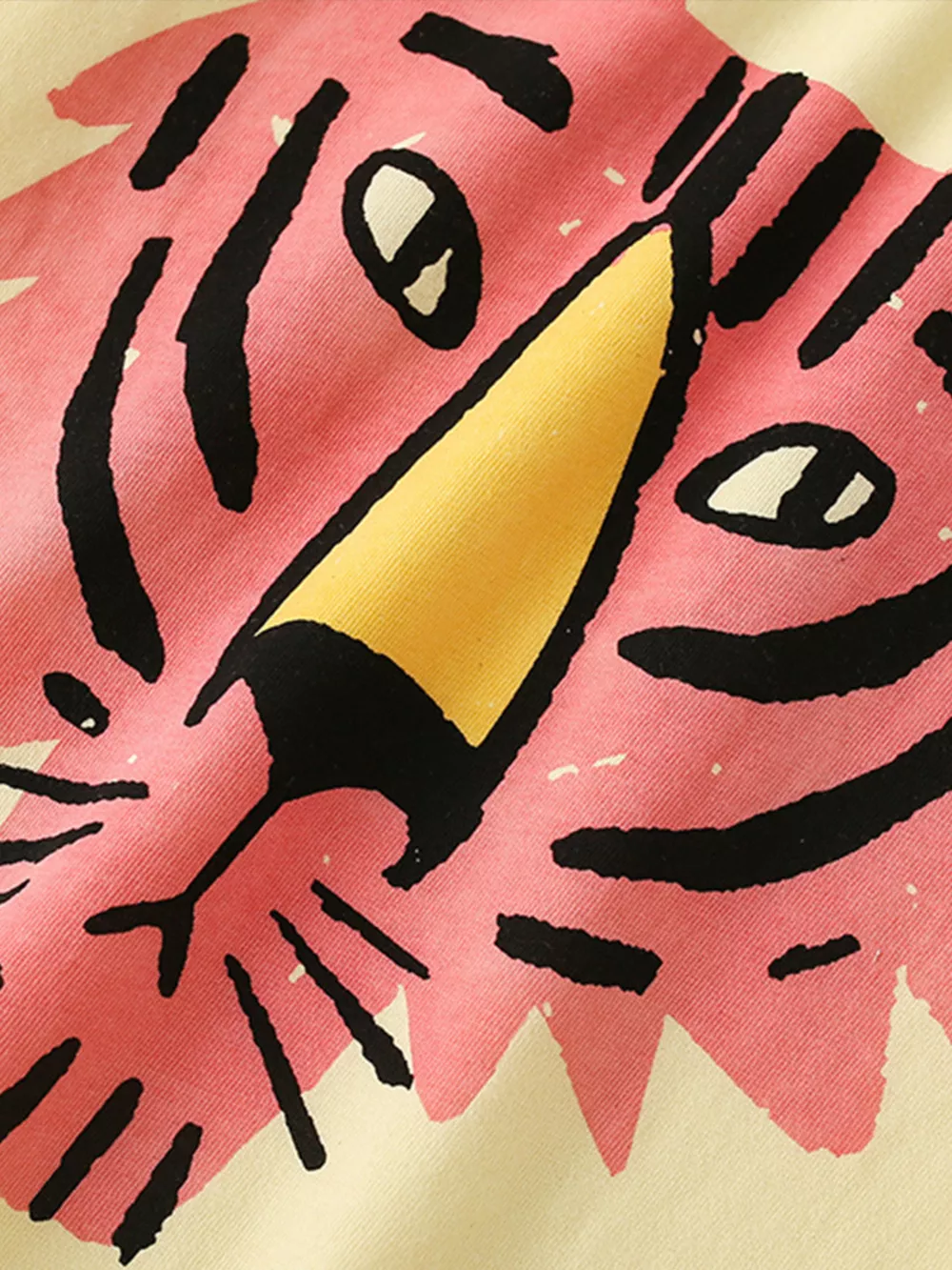 Children's Tiger Round Neck Tee and Shorts Set, image 2