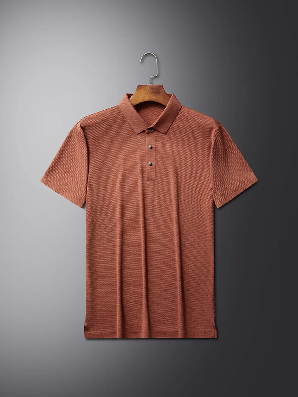 Men's Plus Size Short Sleeve Polo Shirt, image 2