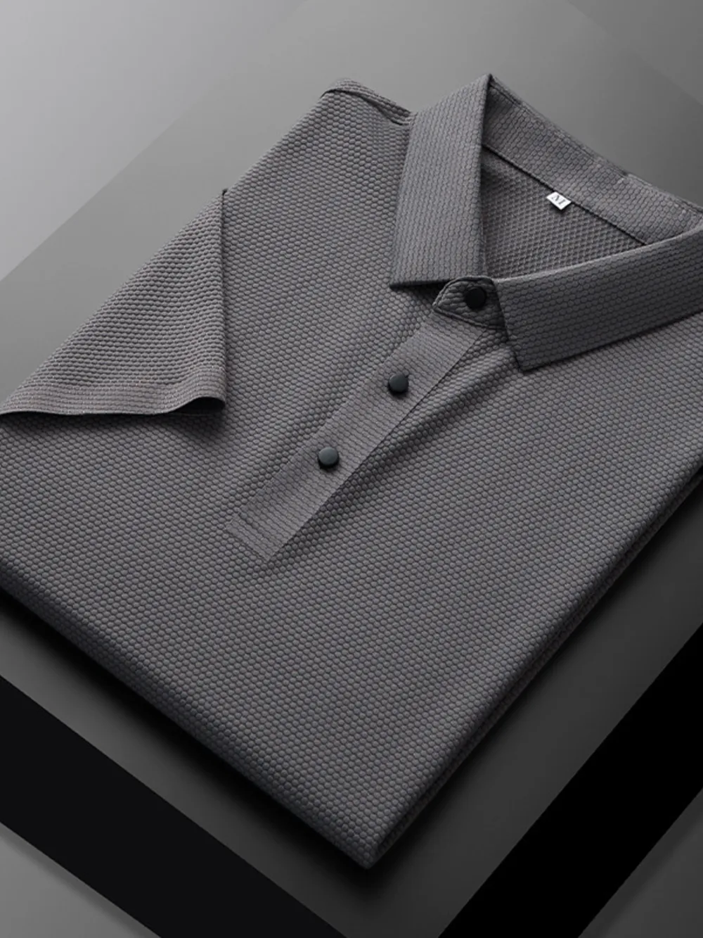 Men's Plus Size Short Sleeve Polo Shirt, image 4