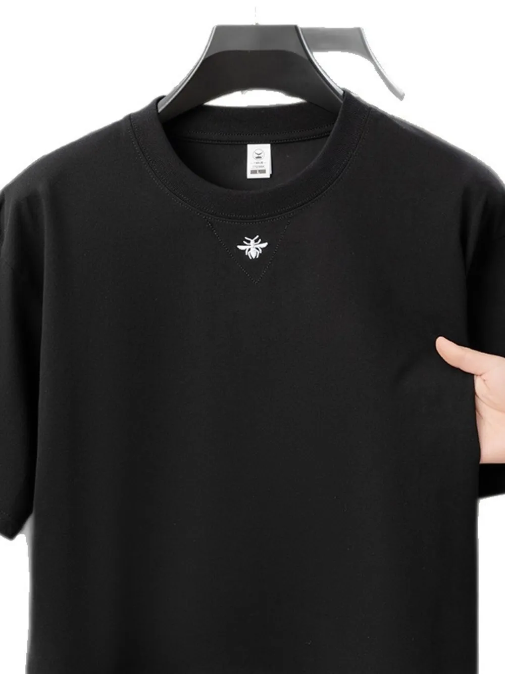 Men's Full Size Crew Neck Short Sleeve T-Shirt Plus Size