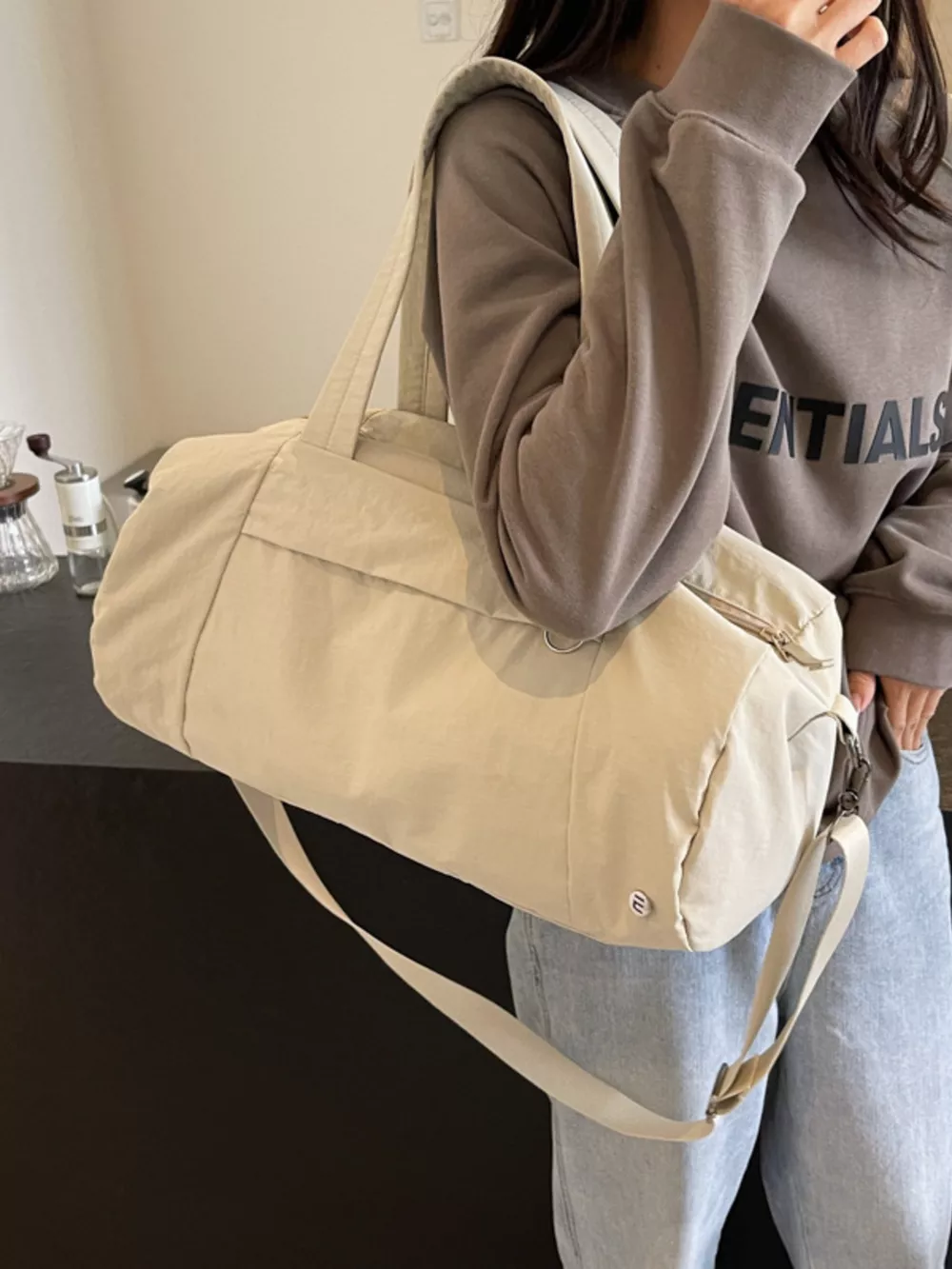 Solid Color Lightweight Travel Duffel Bag, image 6