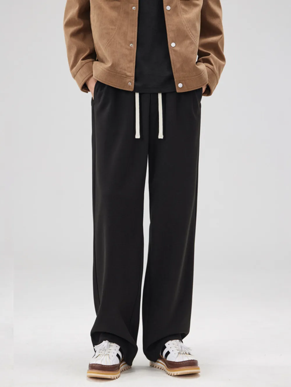 Men's Full Size Relaxed Fit Drawstring Pants Plus Size, image 3
