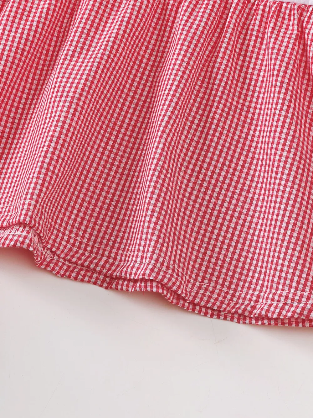 Children's Gingham 'LOVE' Top and Shorts Set, image 13