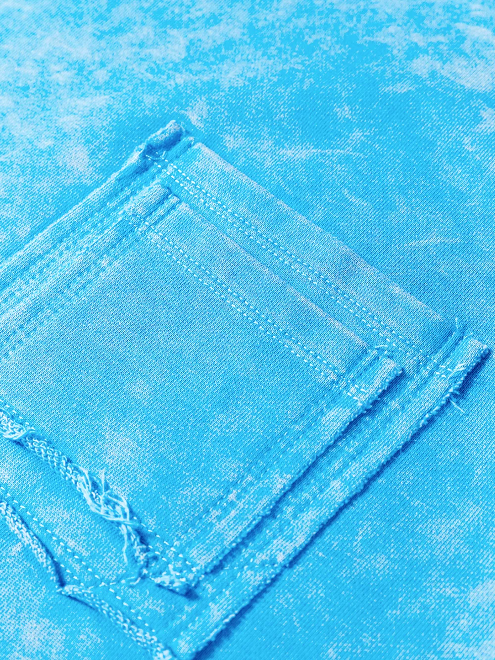Mineral Wash Raw Seam Double Patched Pocket Sweatshirt, image 5