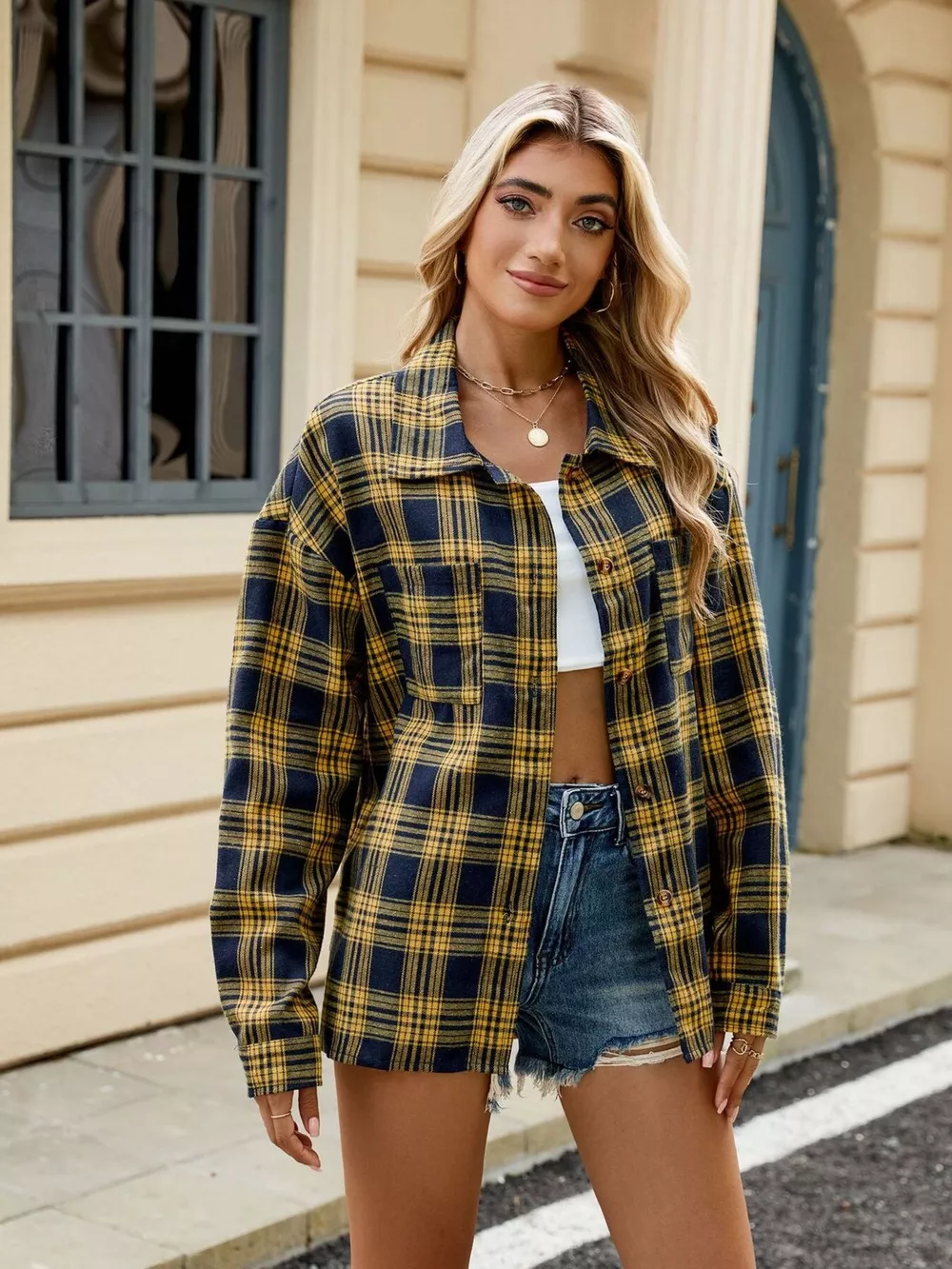Plaid Button Up Shirt, image 17