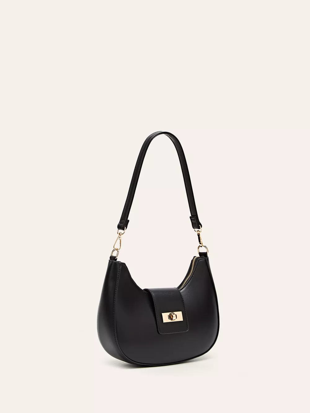 Buckle Closure Shoulder Bag, image 8