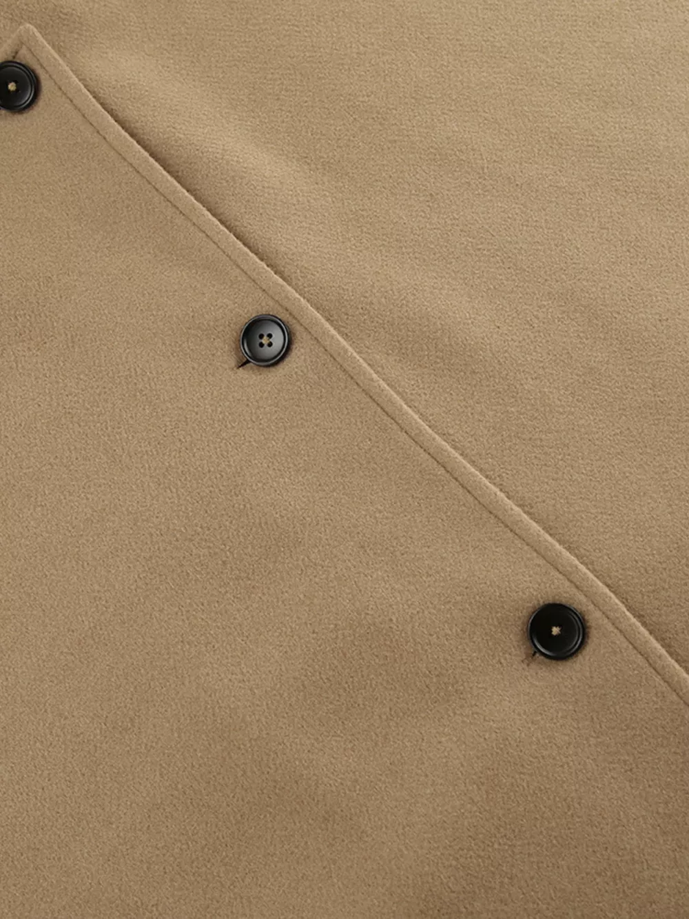 Oversized Lapel Collar Button-Down Coat, image 19
