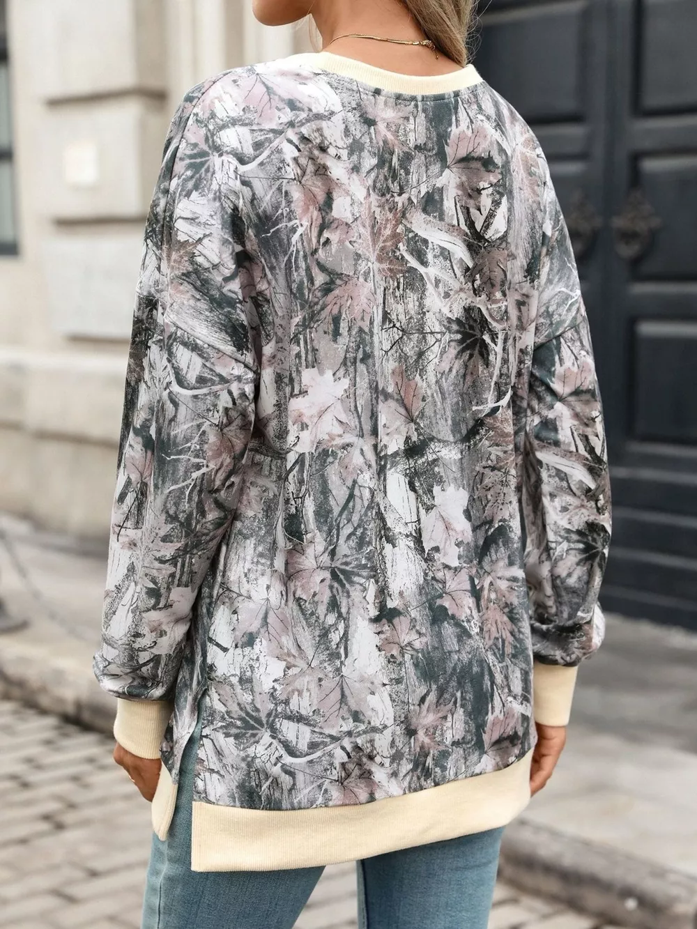 Camouflage Print Crewneck Sweatshirt, image 18