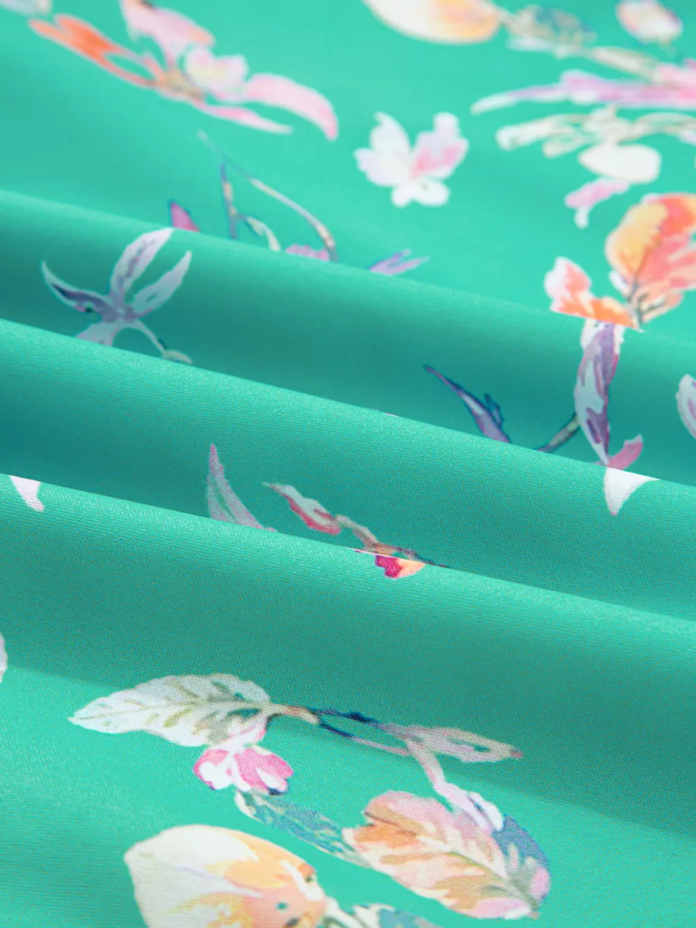 Floral Lantern Sleeve Button Front Shirt, image 5