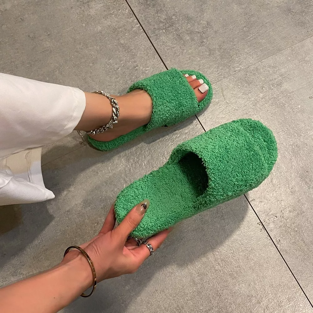 Open Toe Platform Slippers, image 11