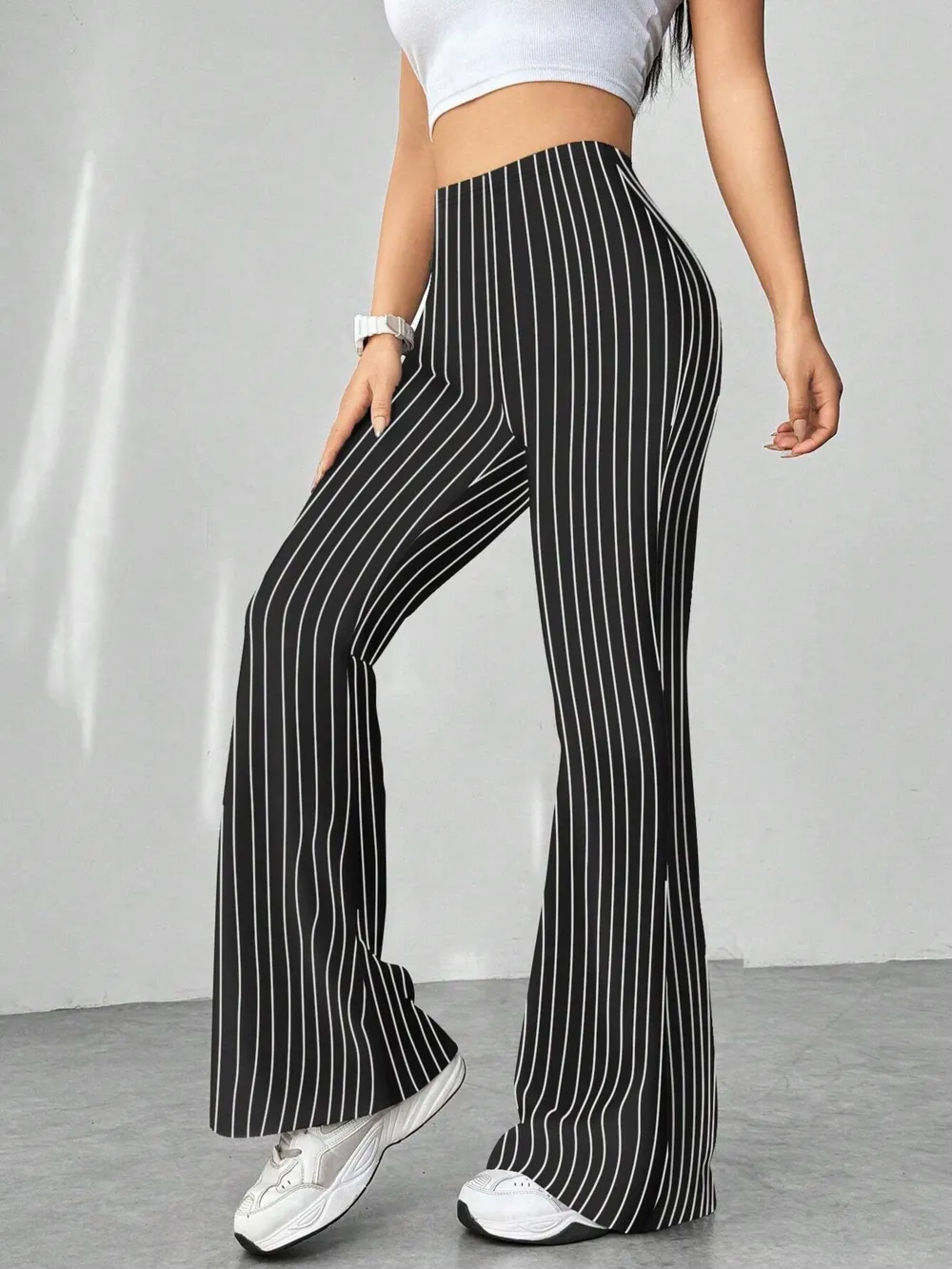 High Waisted Flare Pants, image 8