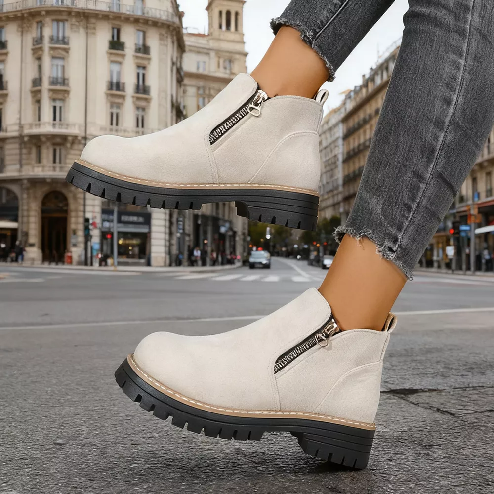 Round Toe Platform Boots, image 9
