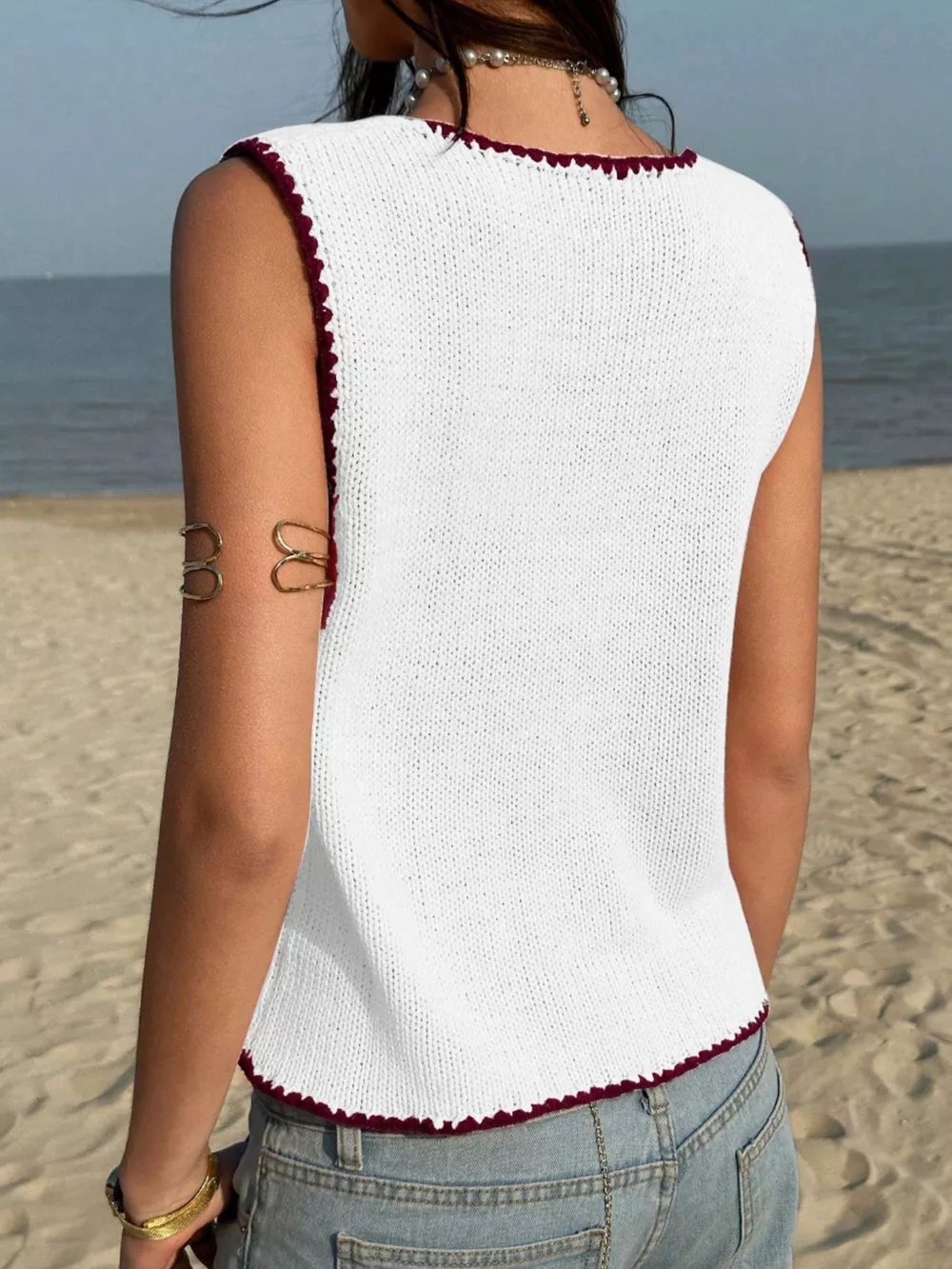 Button-Down Sweater Vest, image 17