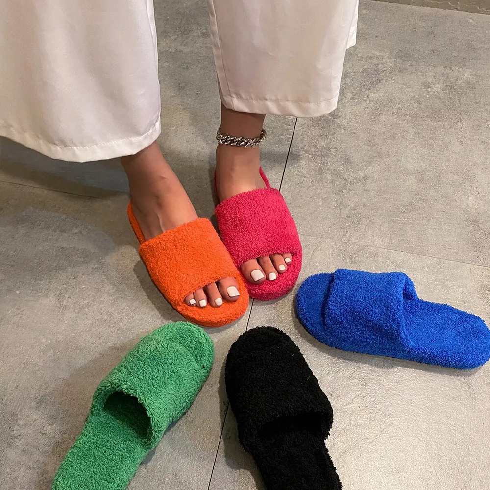Open Toe Platform Slippers, image 2